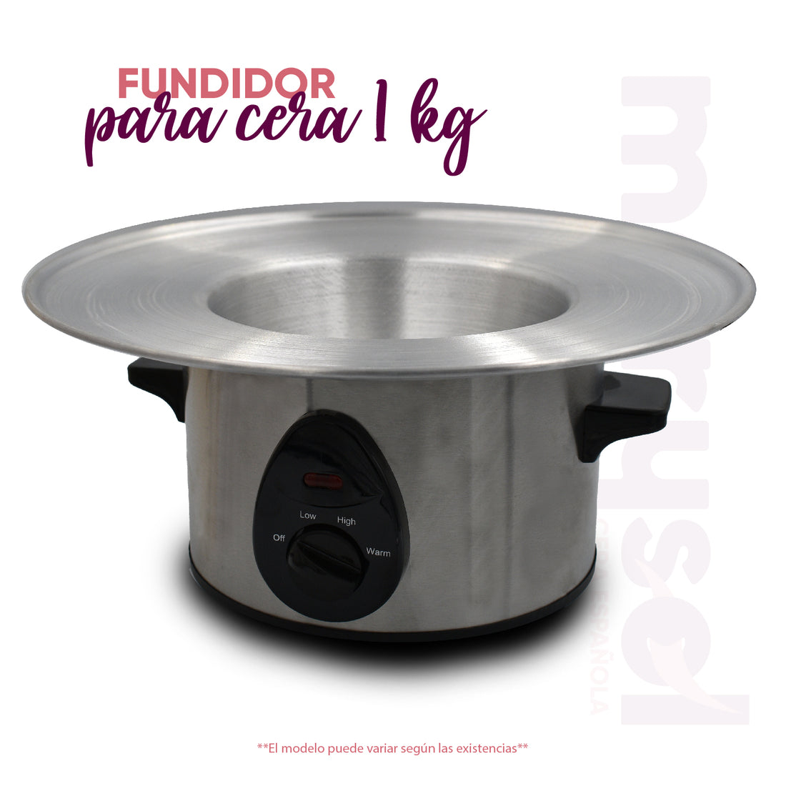 Fundidor de Cera Española Marysol de 1Kg Con Plato Profesional