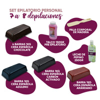 Kit personal 7-8 depilaciones - ENVIO GRATIS -