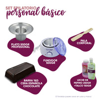 Set Epilatorio Personal Básico - Fundidor + Cera Española