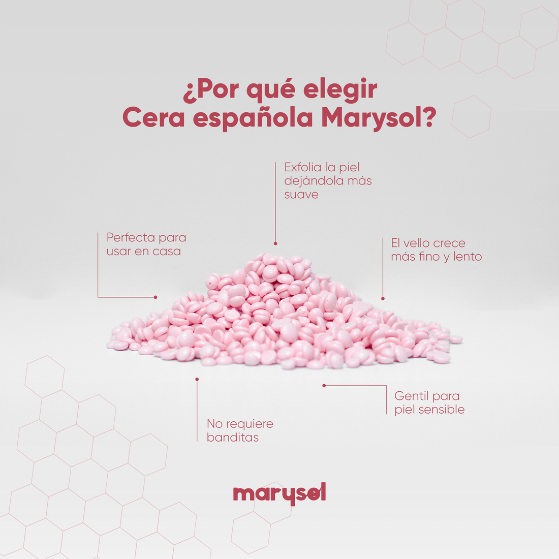 Cera Elástica En Perlas Marysol Algodón De Azúcar