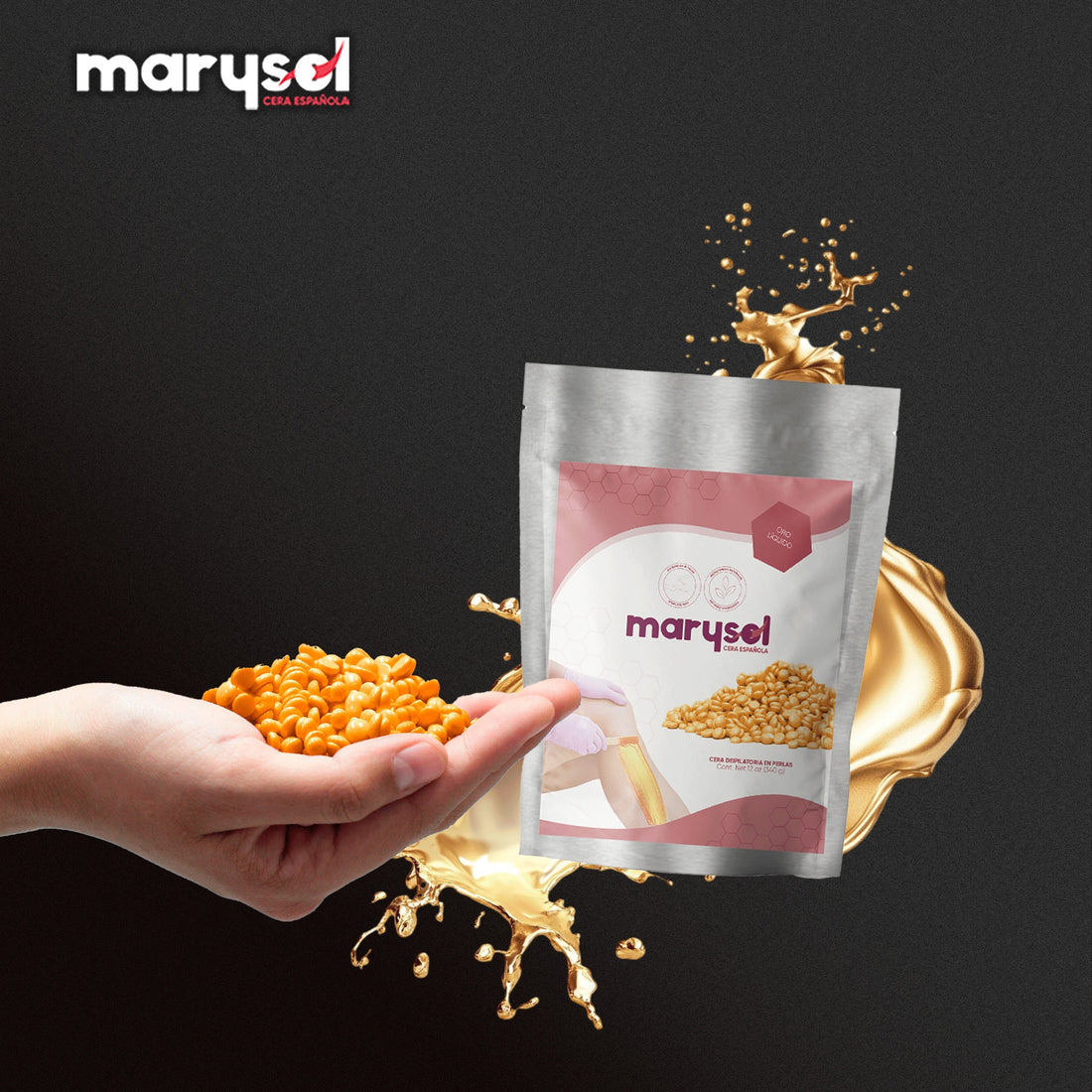 Cera Elástica En Perlas Marysol Oro Liquido – CeraMarysol
