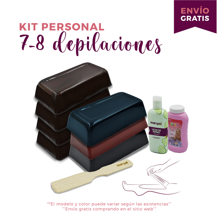Kit personal 7-8 depilaciones - ENVIO GRATIS -